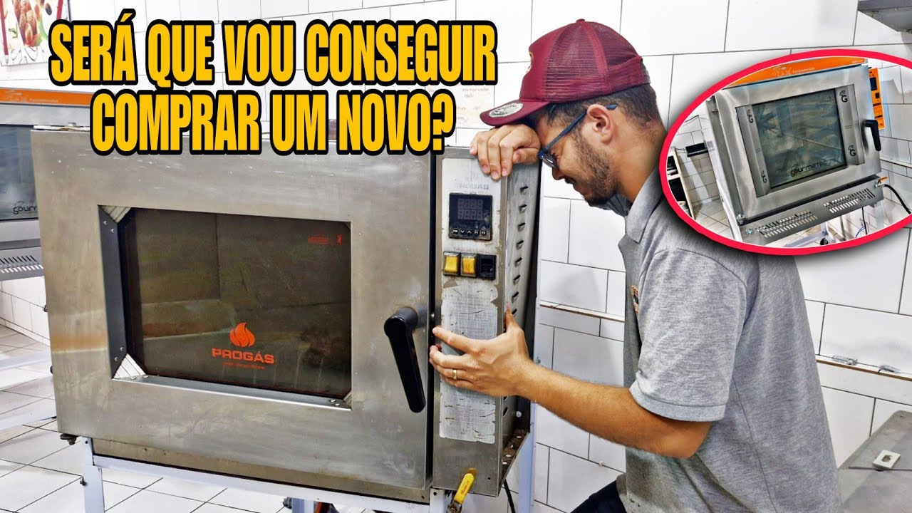 MEU FORNO QUEBROU! [ VLOG NA PADARIA!]