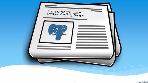 DAILY POSTgreSQL