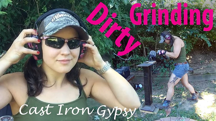 Dirty Grinding - Cast Iron Gypsy using an angle gr...
