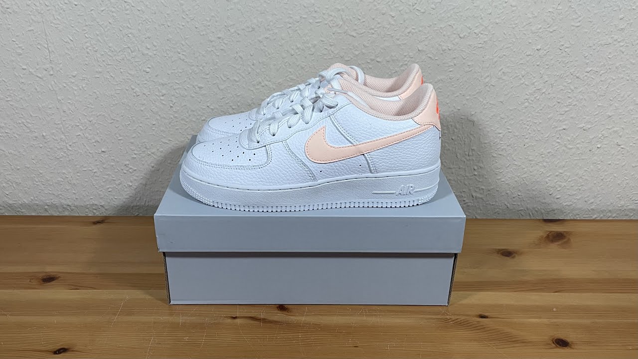 Nike Air Force 1 GS Crimson Tint CT3839-102 (2021) - YouTube