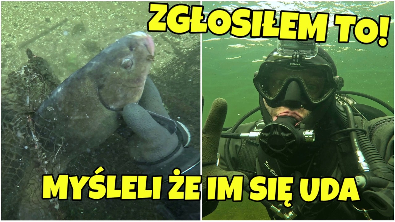 UJAWNIAM NIELEGALNE I PATOLOGICZNE ZJAWISKA POD WODĄ! KŁUSOWNICTWO I ZANIECZYSZCZENIA! NURKOWANIE