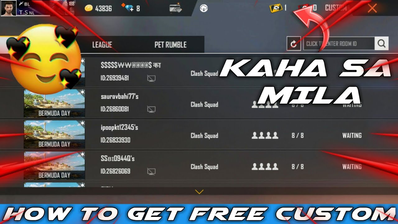 HOW TO GET CUSTOM FOR FREE || RAMPAGE EVENT || BUT HOW !!! - YouTube
