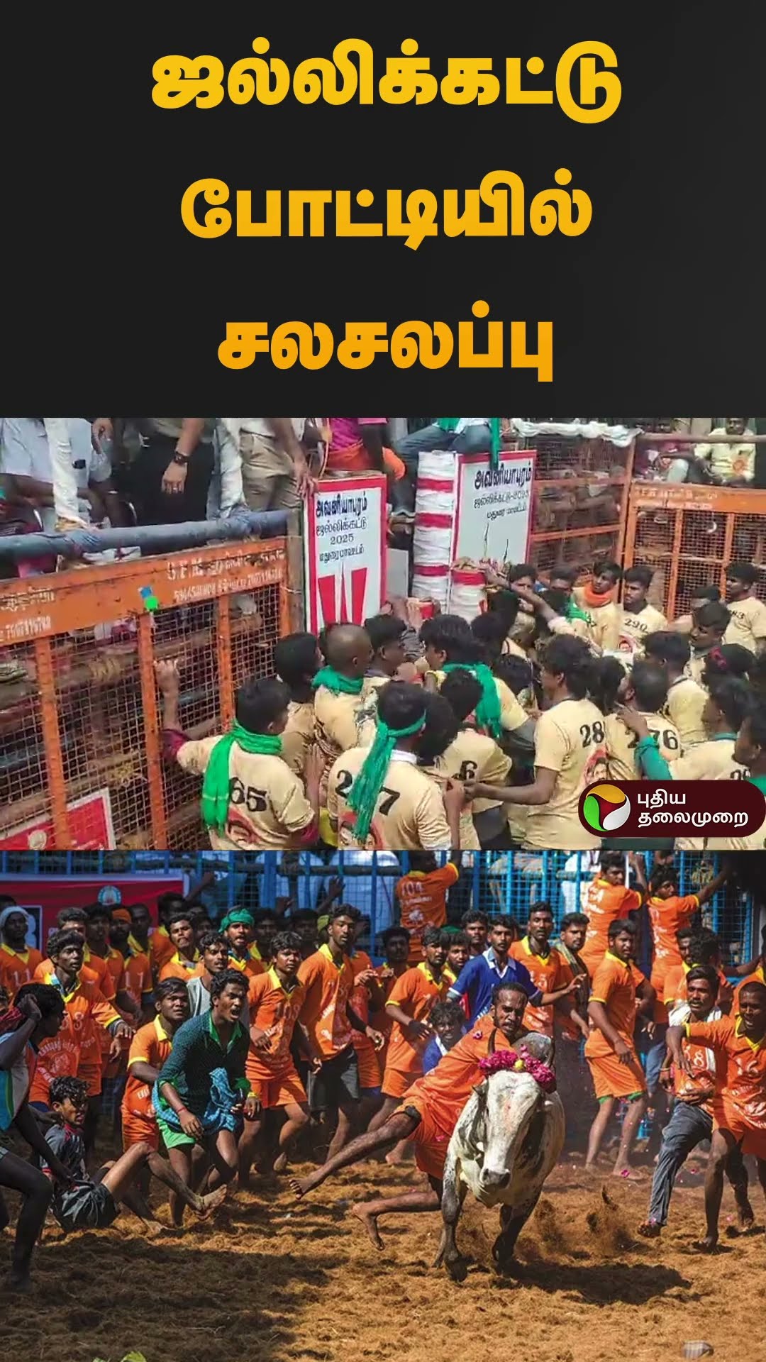 ஜல்லிக்கட்டு போட்டியில் சலசலப்பு | #jallikattu2025 | #madurai | #shorts