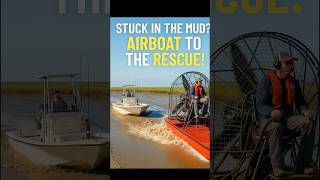 He Forgot to Check the Tide and Got Stuck in the Mud #boatrescue #fishingfail