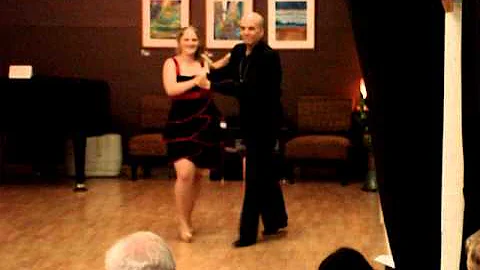 Lisa Saari and Jeff Ringer Performing a Samba at S...