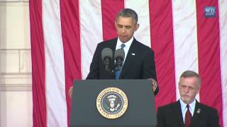 Obama Honors Fallen Patriots At Arlington On Memorial Day 2014