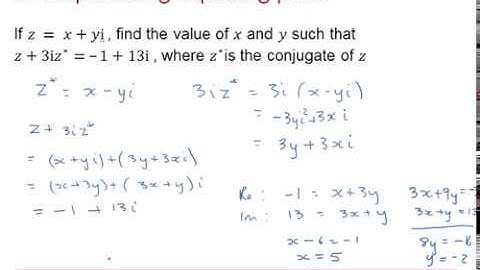 OCR Pure Core: Complex numbers 1-5