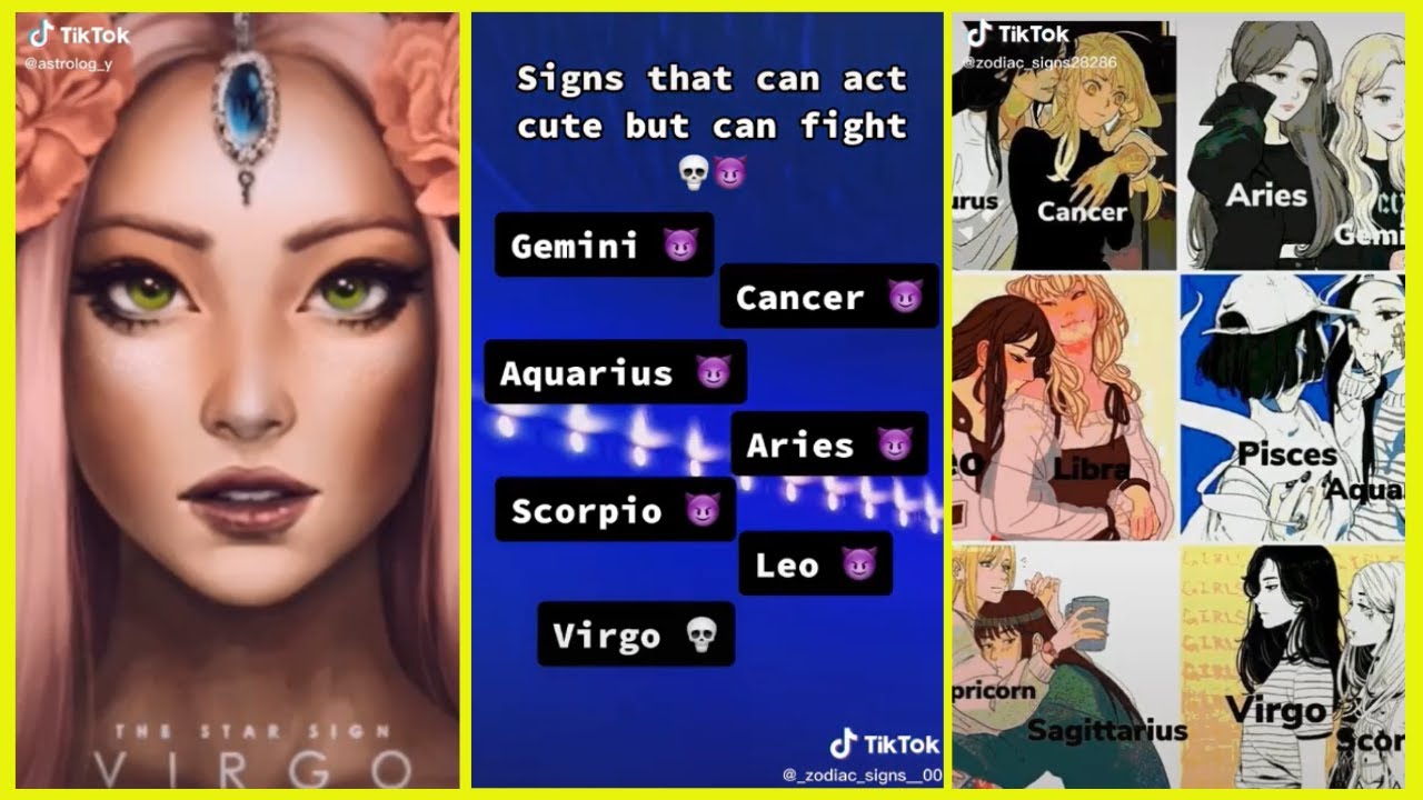 Zodiac Signs TikTok Compilation Zodiac Facts TikTok 130 YouTube