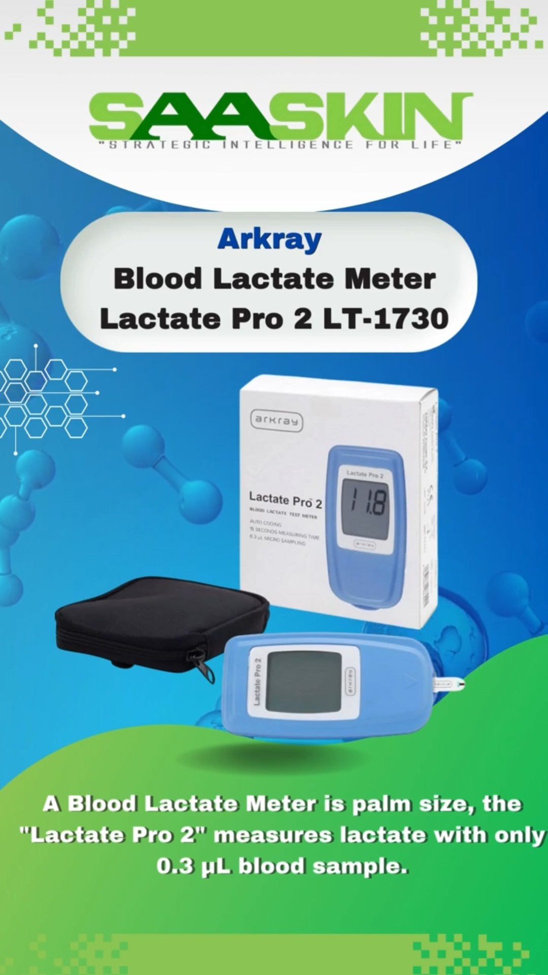 Arkray Blood Lactate Pro 2 Meter and Kits | Catalog No - #LT-1730