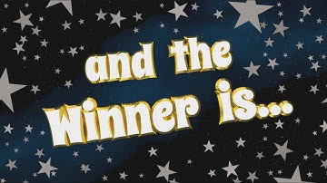 And the Winner Is... Video Clip Animation Winner Announcement Contest Game Competition