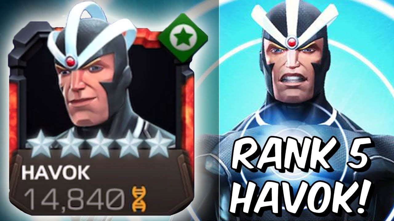 5 Star Rank 5 Havok Maxed Out Gameplay! - INSANE GOD TIER BURST!!! - Marvel Contest of Champions