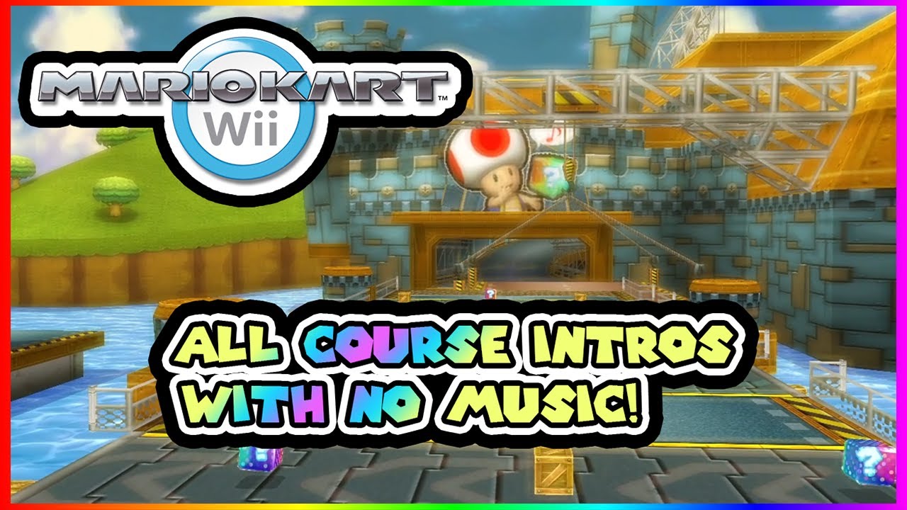 All Mario Kart Wii Course Intros, But It's Only The Background Sound Effects! (No Music)
