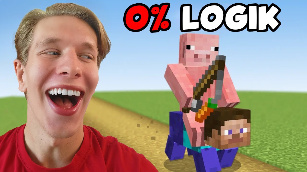 Minecraft men På 0% Logik…
