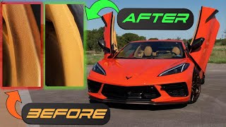 Cleaning Dirty Suede on your C8 Corvette the Easy Way| How To Guide