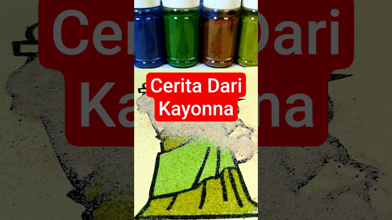 Kecurangan Di Sekolahku //Mewarnai Gambar Dengan Pasir Sambil Bercerita #ceritabergambar