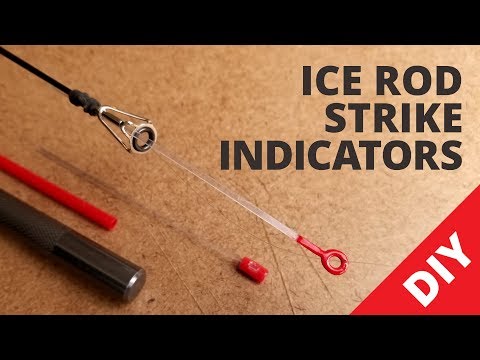 Homemade Ice Rod Strike Indicators - DIY Ice Fishing Tackle 