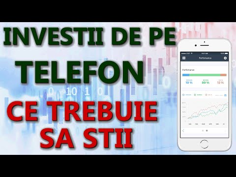 Investitii de pe telefon - ce trebuie sa stii