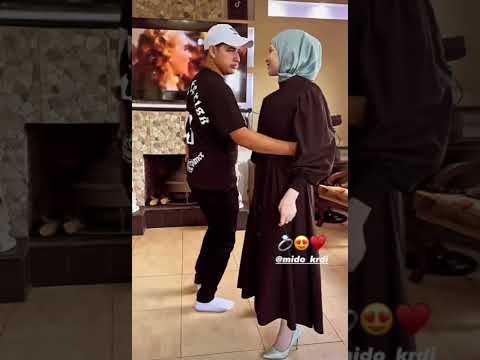 تدريب ميدو وجنى على رقصت الخطبة 