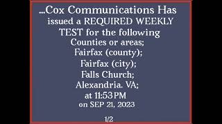 EAS Mock 5: Cox Communications RWT from 2023.