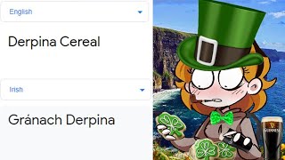 Derpina Cereal in different languages meme