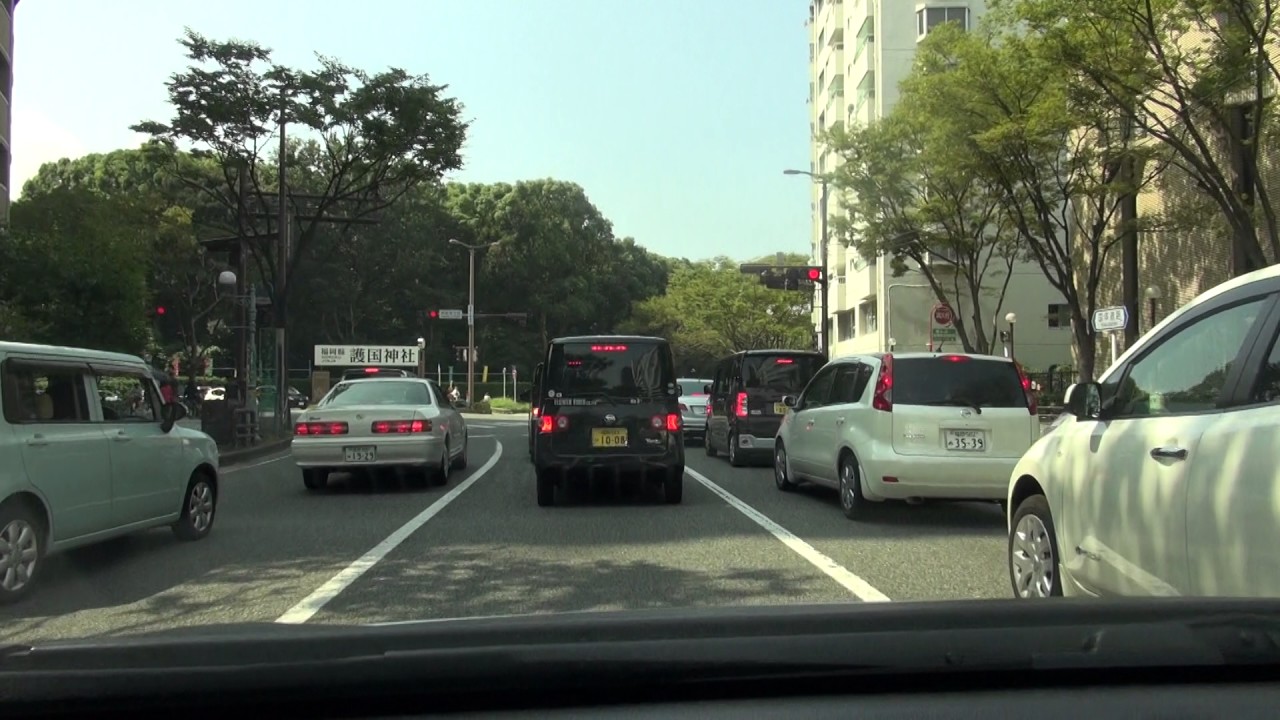国道202号 （長崎方面① ）：国道3号交点～中村大学前交差点[ #福岡市 1080p 車載動画 2016 ドライブ]