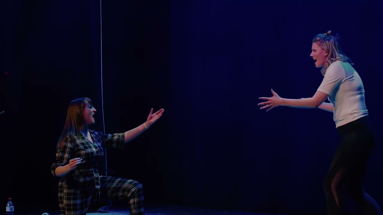 Clip of Lisa Lynn and Emma Wessleus improvising in Multiverse Musical at SWIMP 2020