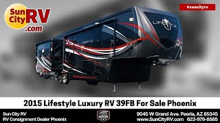2015 Lifestyle Luxury RV 39FB Fifth Wheel For Sale Phoenix | Sun City RV Consignment Dealer