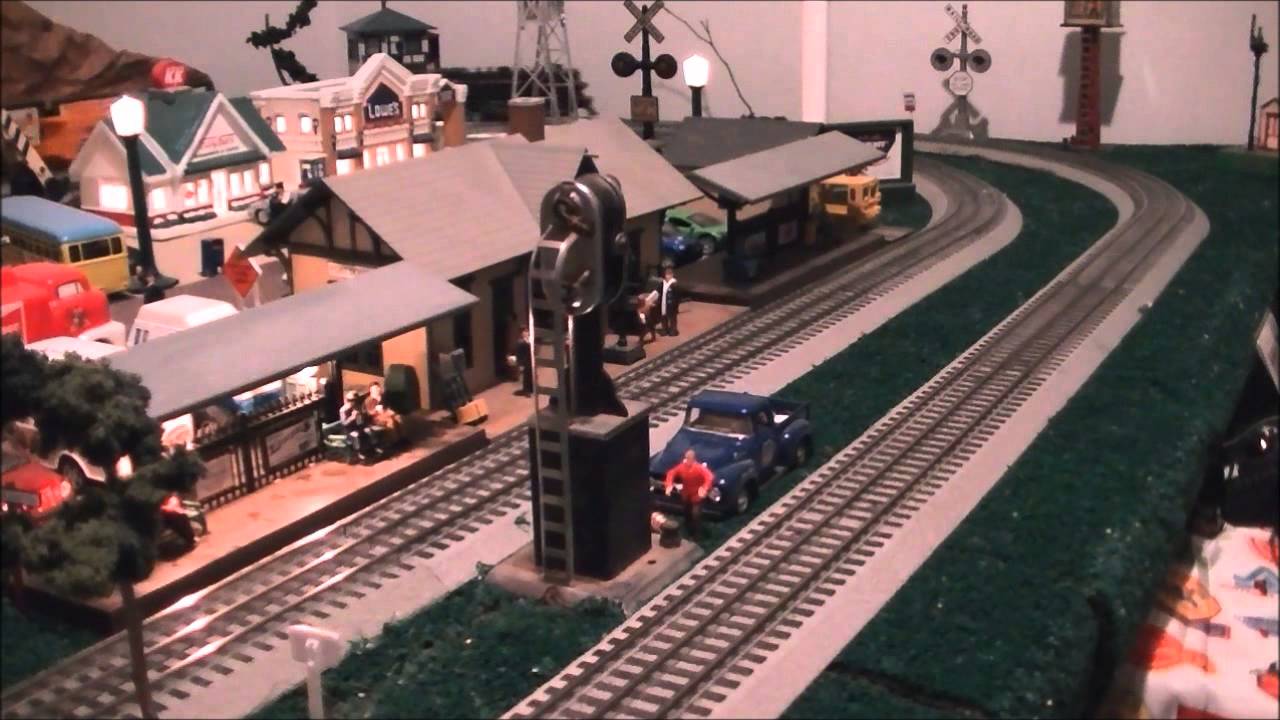 Marx train set #4950 with 490 and 4 wheel plastic cars a video for ...