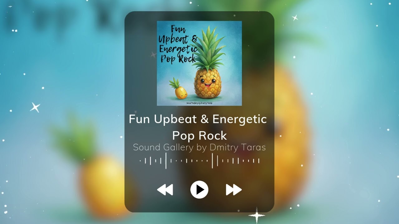 Fun Upbeat & Energetic Pop Rock: Indie Background Motivational Lively Happy Cool Positive Music