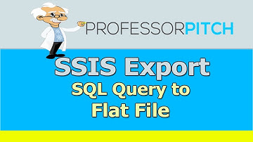 SSIS: Export Data to Flat File