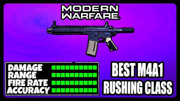 NEW OVERPOWERED M4A1 RUSHING CLASS SETUP IN MODERN WARFARE! BEST M4A1 CLASS SETUP!