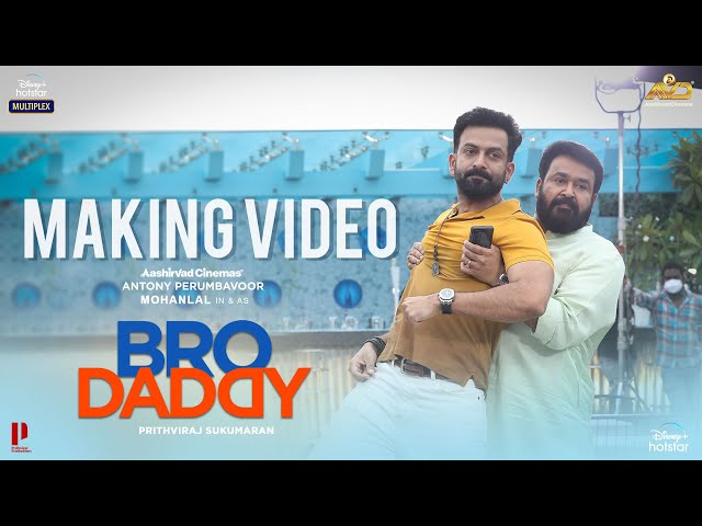 Bro Daddy Making Video | Mohanlal | Prithviraj Sukumaran | Meena | Kalyani Priyadarshan class=