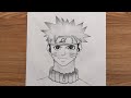 How to draw Naruto | step by step Naruto drawing | easy drawing 