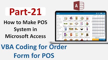 How to Make POS in Microsoft Access Part 21 |VBA Coding for Order Form