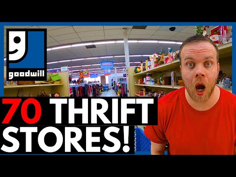 I Went To 70 Thrift Stores In One Week!