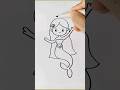 How to draw a cute mermaid. easy drawing for kids. How to draw a cute girl for beginner #artist #art