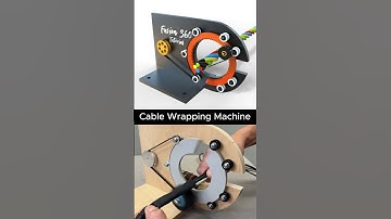 How a Cable Wrapping Machine Works (Perfect Spiral Wrap Explained!) #machine #mechanic #engineering