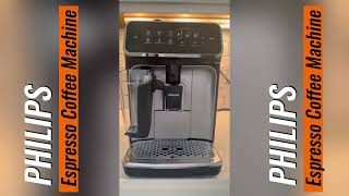 PHILIPS Series 3300 Fully Automatic Espresso Coffee Machine - 6 Hot/Iced Drinks, LatteGo Milk System