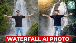 How to Create Waterfall Cinematic AI Photos | ChatGPT AI Photo Editing Tutorial 2026 screenshot 2