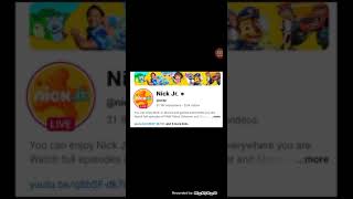 Something crazy on the Nick Jr YouTube channel on its banner.