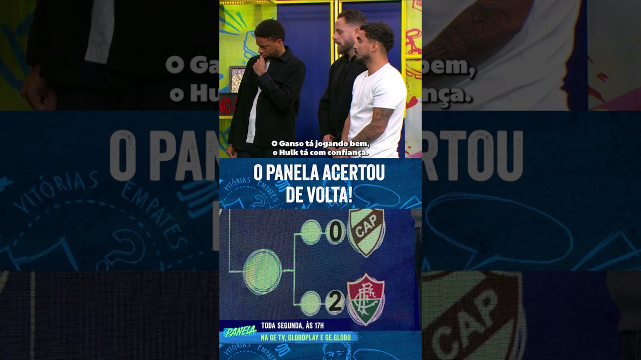 FLUMINENSE GANHA E PANELA CRAVA MAIS UMA VEZ! | Panela sportv #shorts