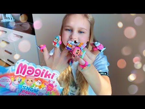 Маджики Снежные друзья ! Игрушки меняющие ЦВЕТ и светящиеся В ТЕМНОТЕ! Алиса ищет РЕДКОГО ЕДИНОРОГА