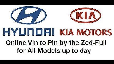 Online Hyundai & Kia Pin Code Calculating Done By the Zed Full Key Programming Device