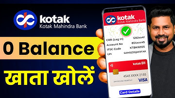 Kotak Mahindra Bank Open Account Zero Balance - 2025 | Kotak 811 Account Opening Online Zero Balance
