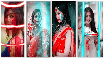 Holi video editing alight motion | happy Holi status editing | Alight motion video editing