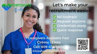 CHHA CNA Staffing Fortunate Health Care New Jersey