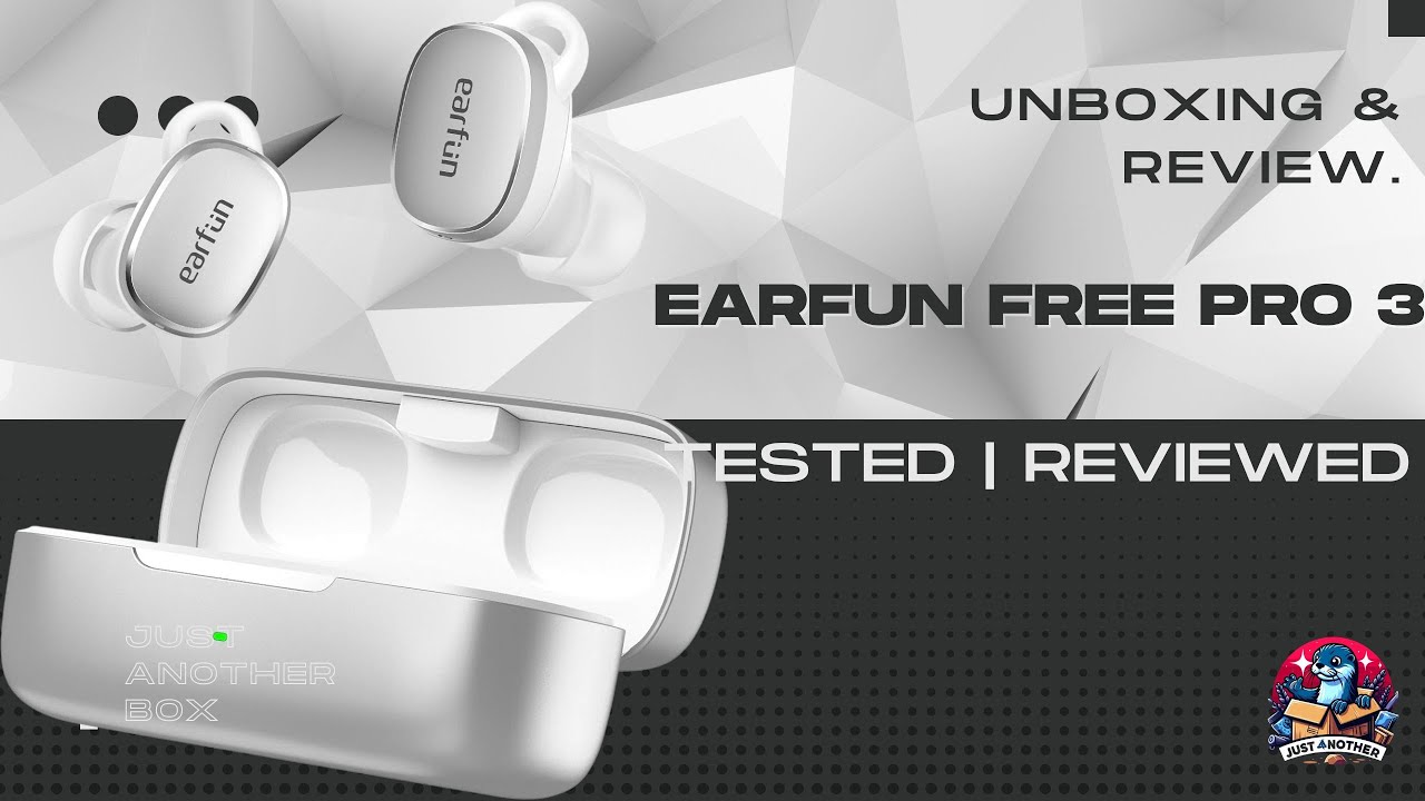 EarFun Free Pro 3 In Ear Bluetooth Headphones   Noise Cancelling, Hi Res Audio, Snapdragon Sound,