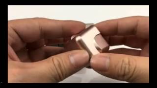 Spinning Cube Fidget Spinner - The Oblique Available from Spinful