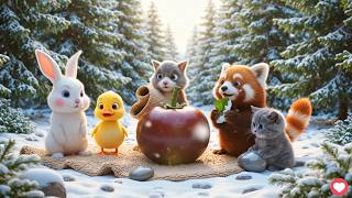🐰🐤Roro, Dodo, Kiki: Jojo the Panda in Search of Giant Winter Berries