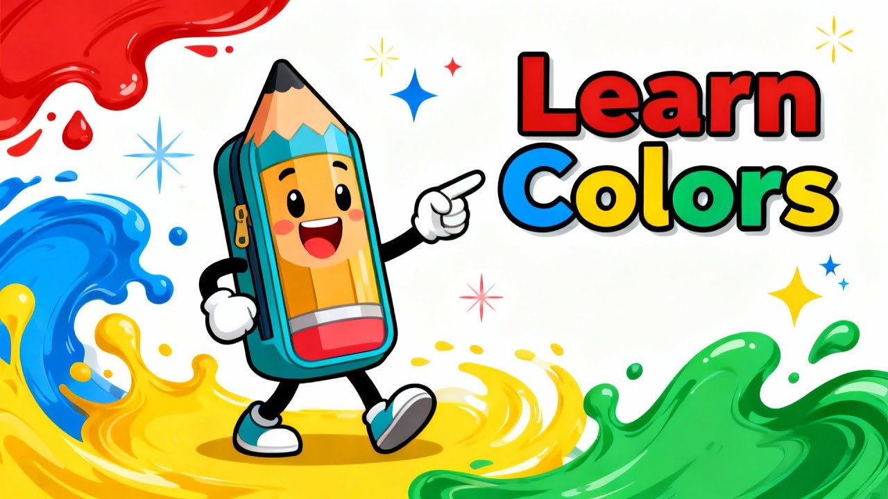 Learn Colors for Kids | Red, Blue, Yellow, Green | Happy Little Learners